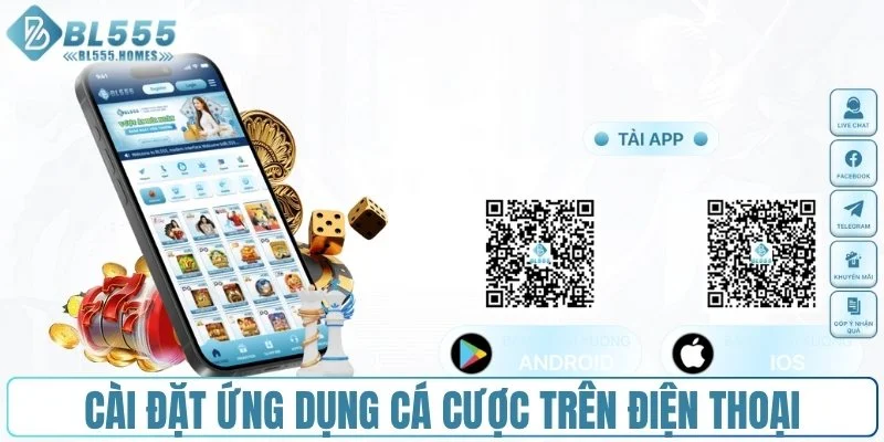 Cài đặt ứng dụng cá cược trên điện thoại