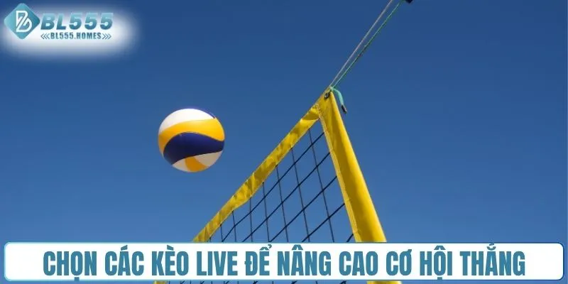 Chọn các kèo live để nâng cao cơ hội thắng