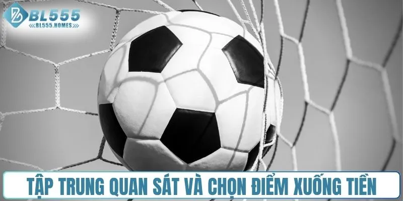 Tập trung quan sát và chọn điểm xuống tiền hợp lý