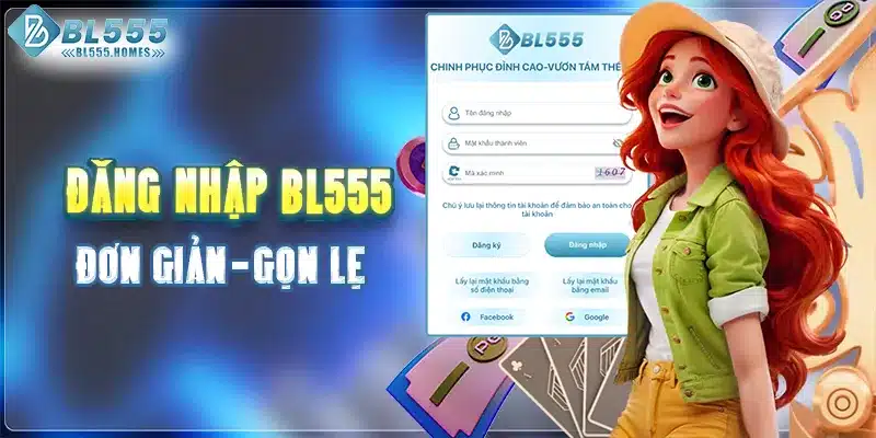 Thao tác đăng nhập BL555 đơn giản